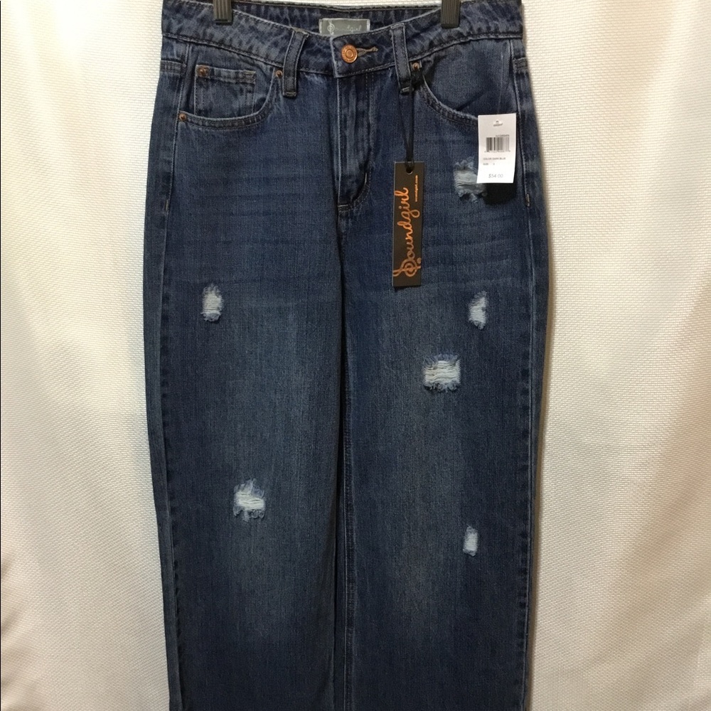 NWT Soundgirl Jeans Size 3 Dark Blue